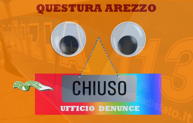 QUESTURA AREZZO COISP UFFICIO DENUNCE