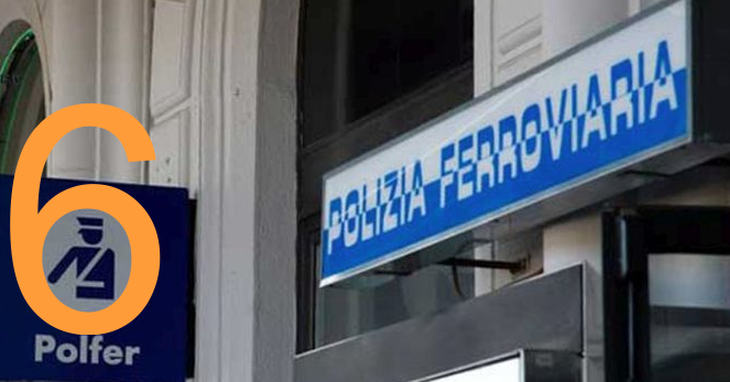 6 poliziotti Posto Polizia Ferroviaria Terontola AREZZO